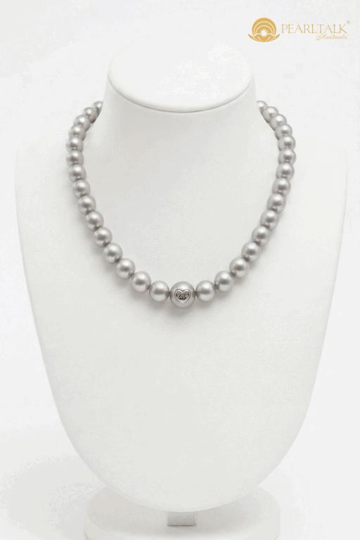 CHUỖI NGỌC TRAI AGAPE LOVE XÁM